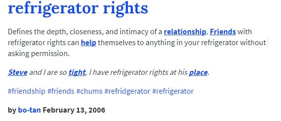 refrigerator rights